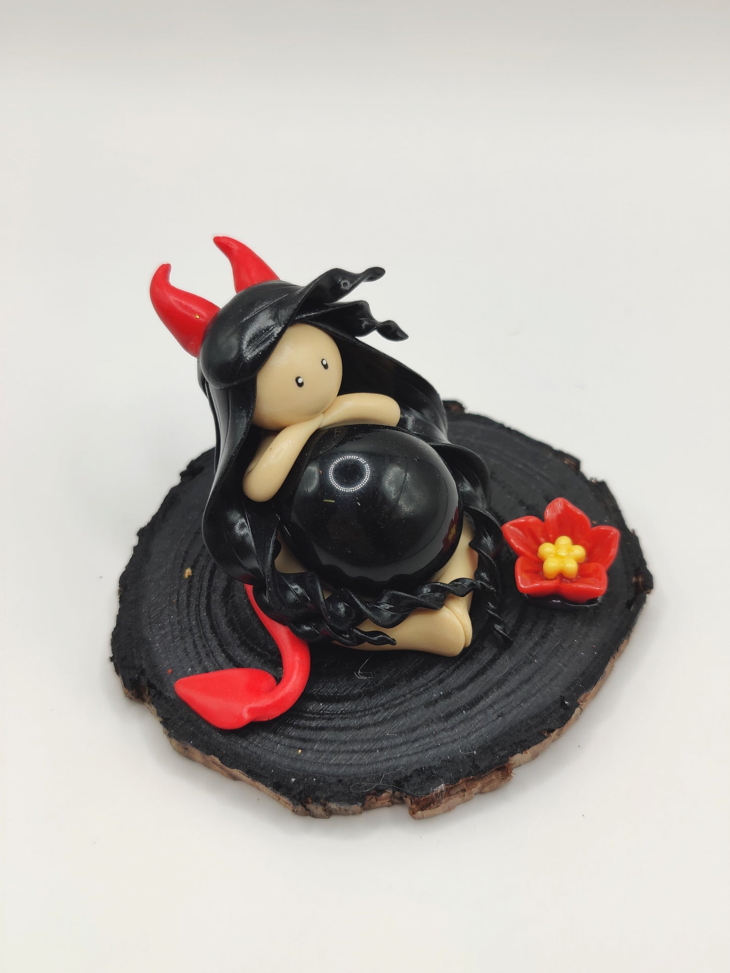 Diablesse de protection - Obsidienne noire