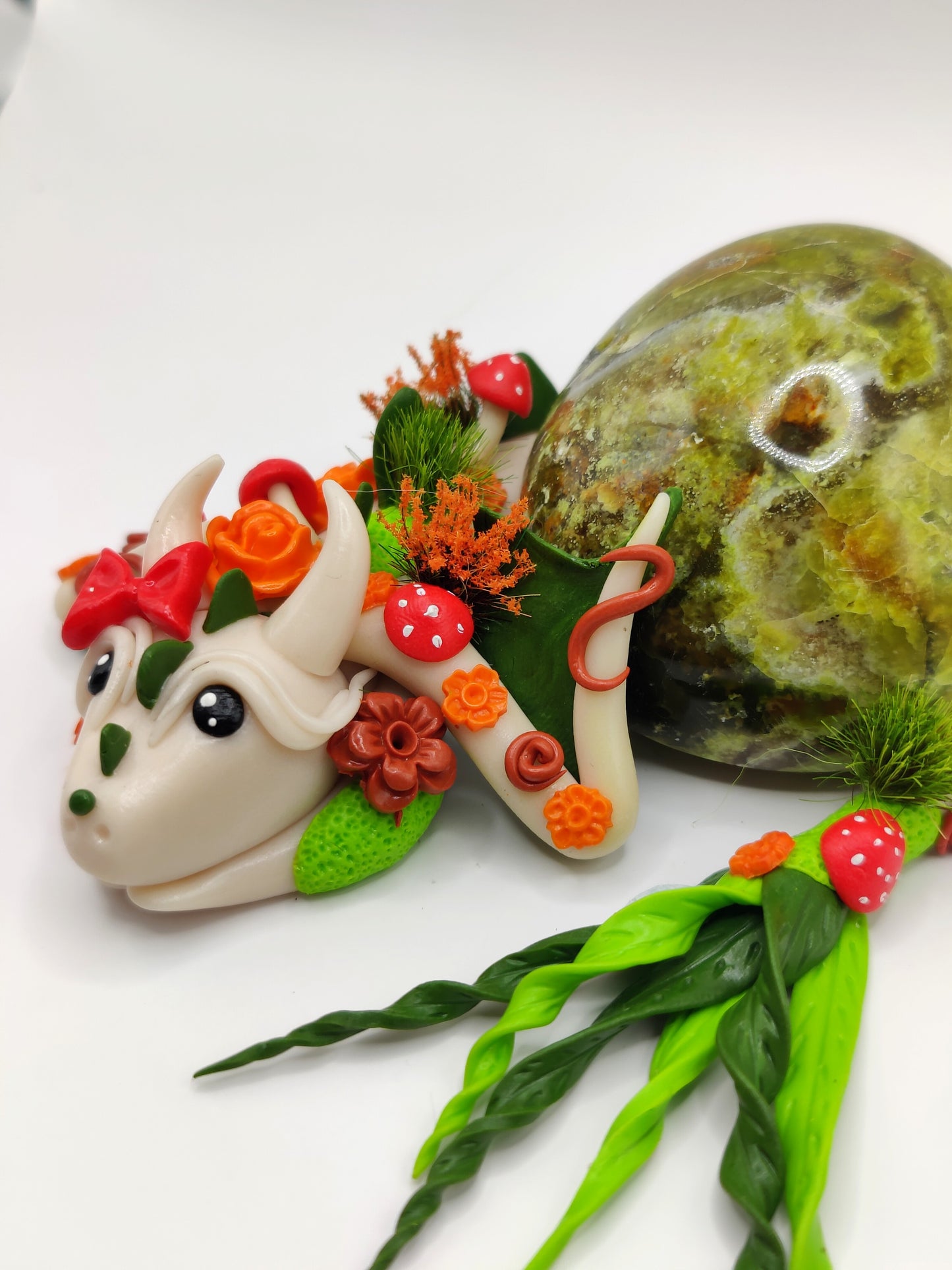 Dragon de la forêt - Opale verte