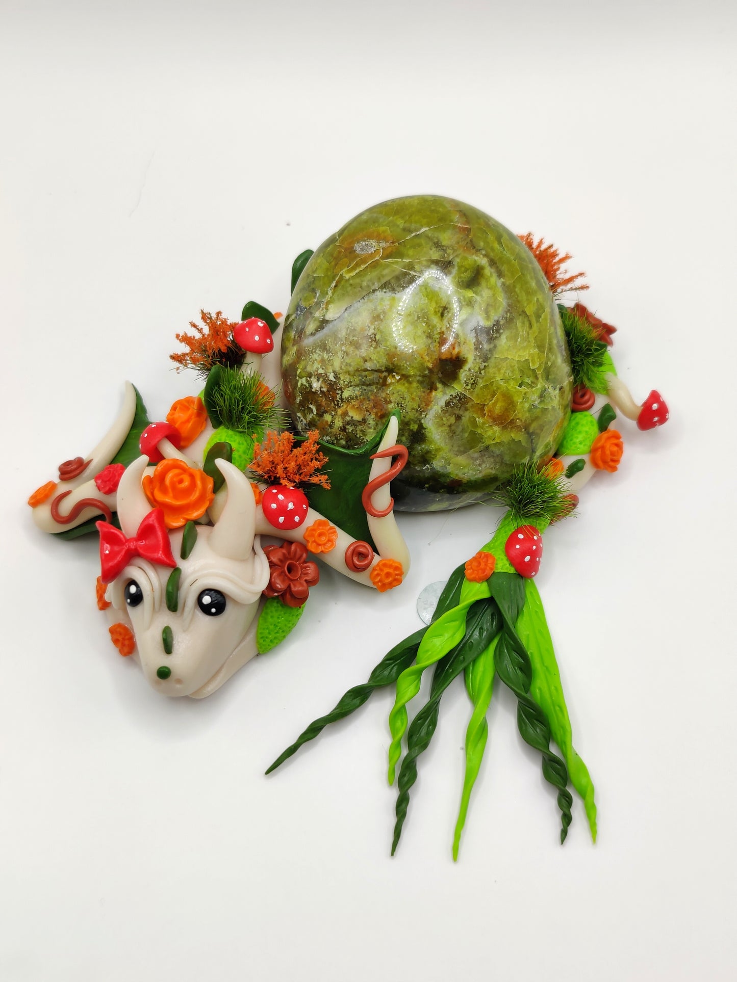 Dragon de la forêt - Opale verte