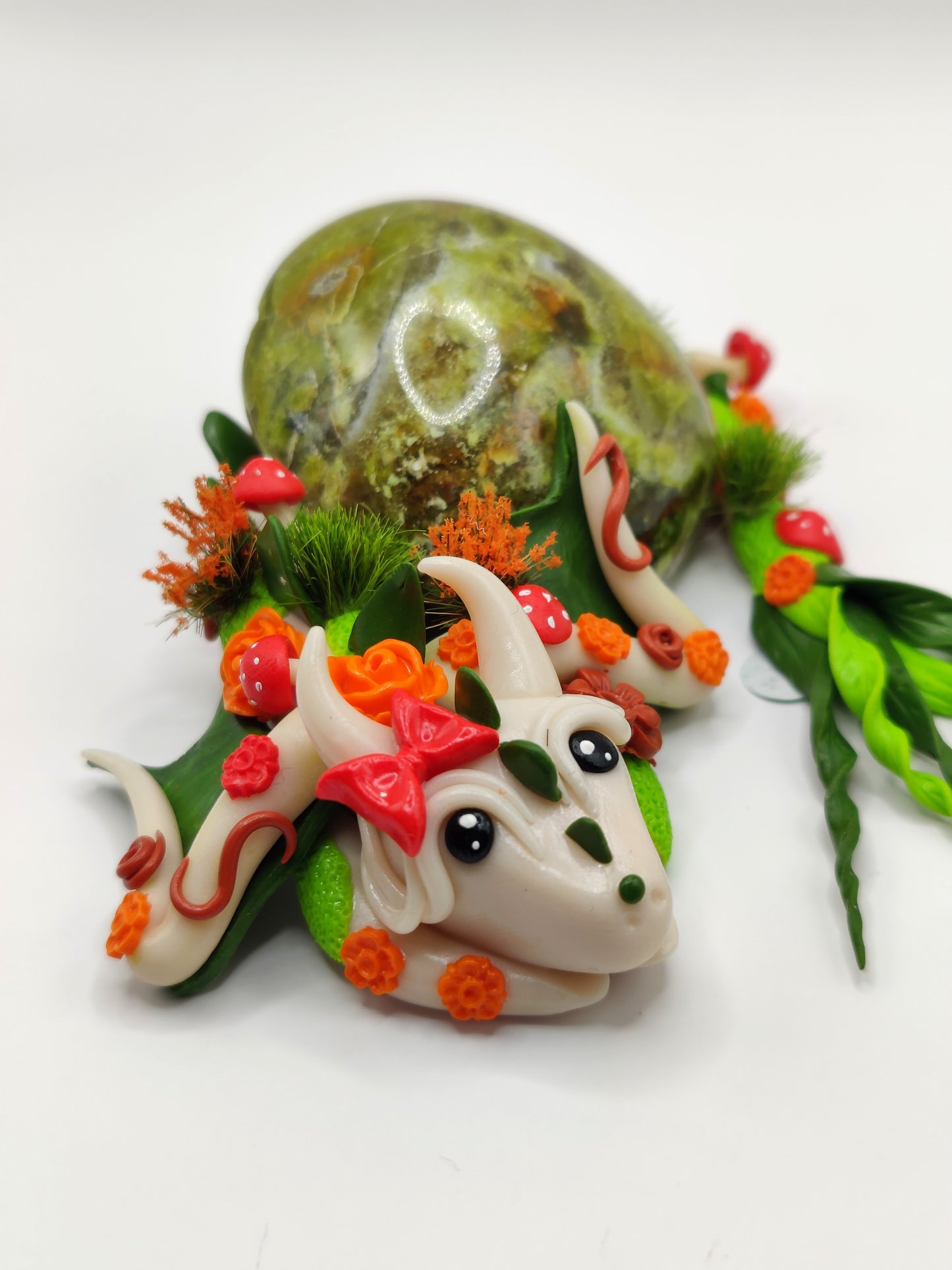 Dragon de la forêt - Opale verte