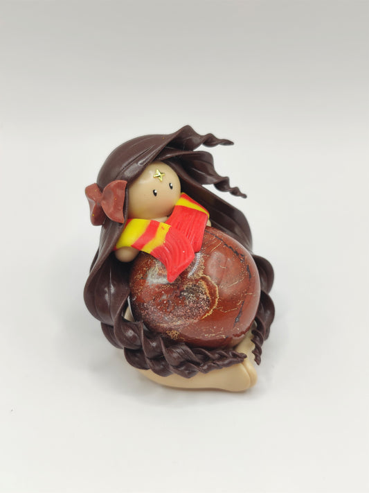 Nymphe Gryffondor - Jaspe rouge