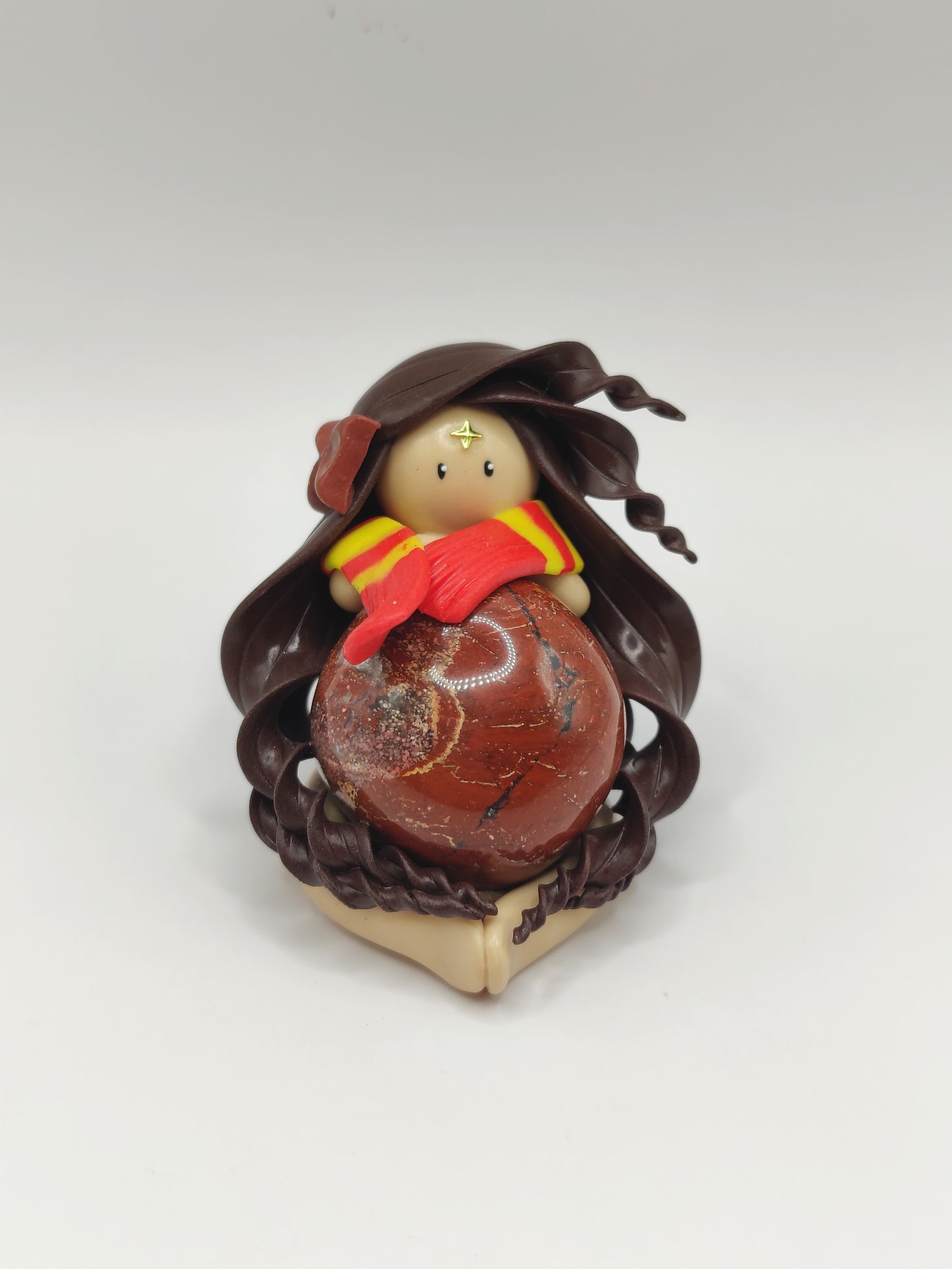 Nymphe Gryffondor - Jaspe rouge