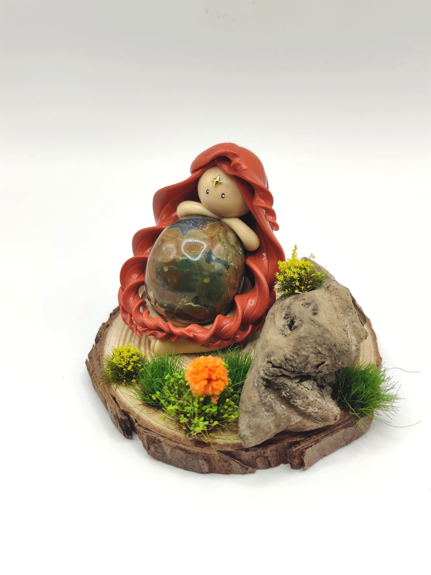 RESERVEE Jardin de Fééluna - Nymphe des forêts - Rhyolite