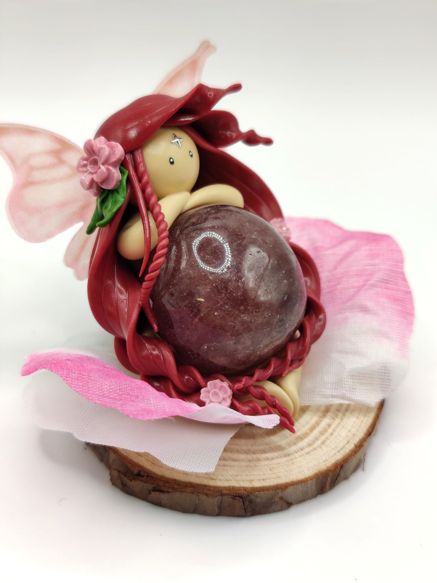 Fée des fleurs - Quartz fraise