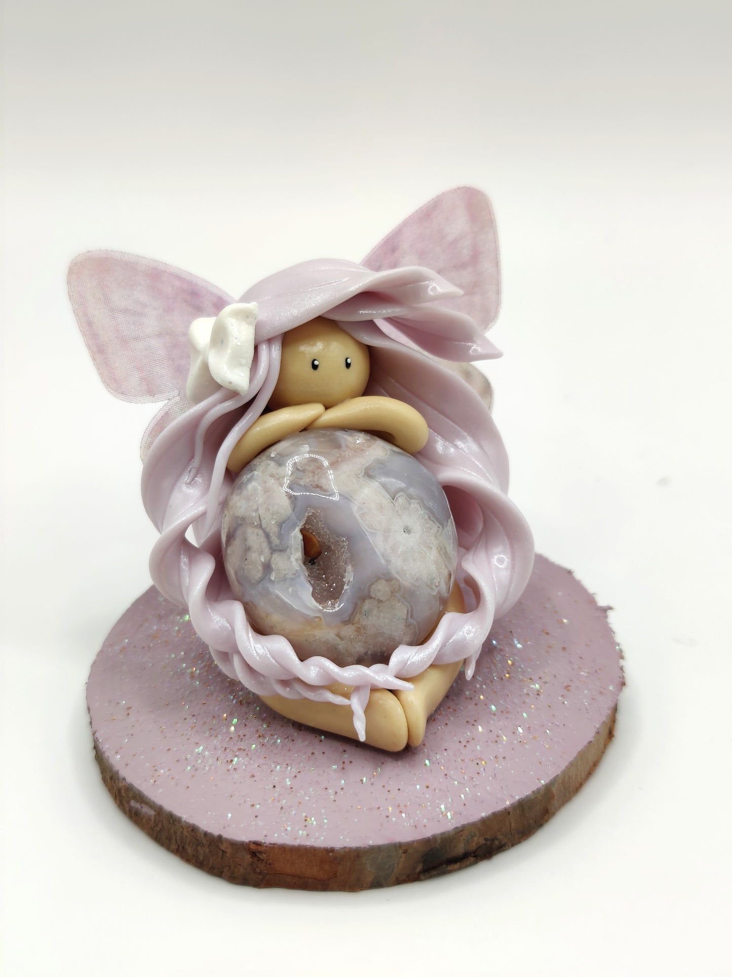 Fée de la douceur - Agate fleurs de cerisier