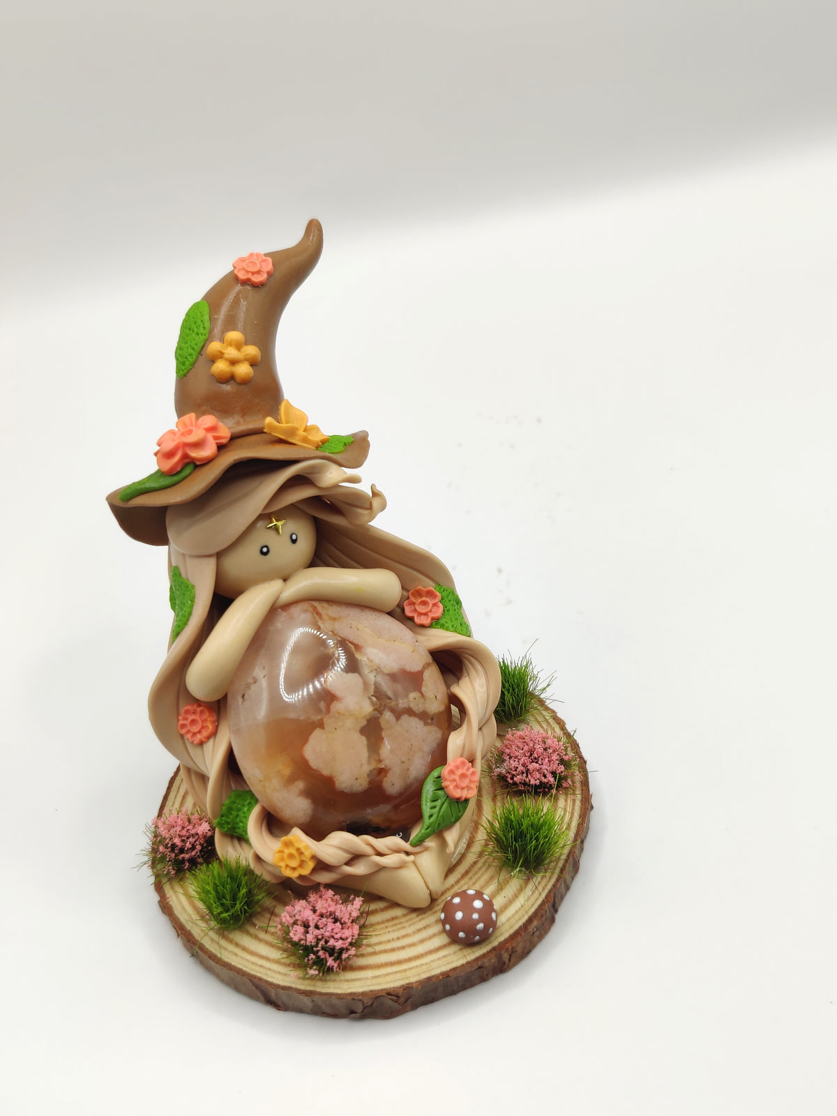 Sorcière des fleurs - Agate fleurs de cerisier