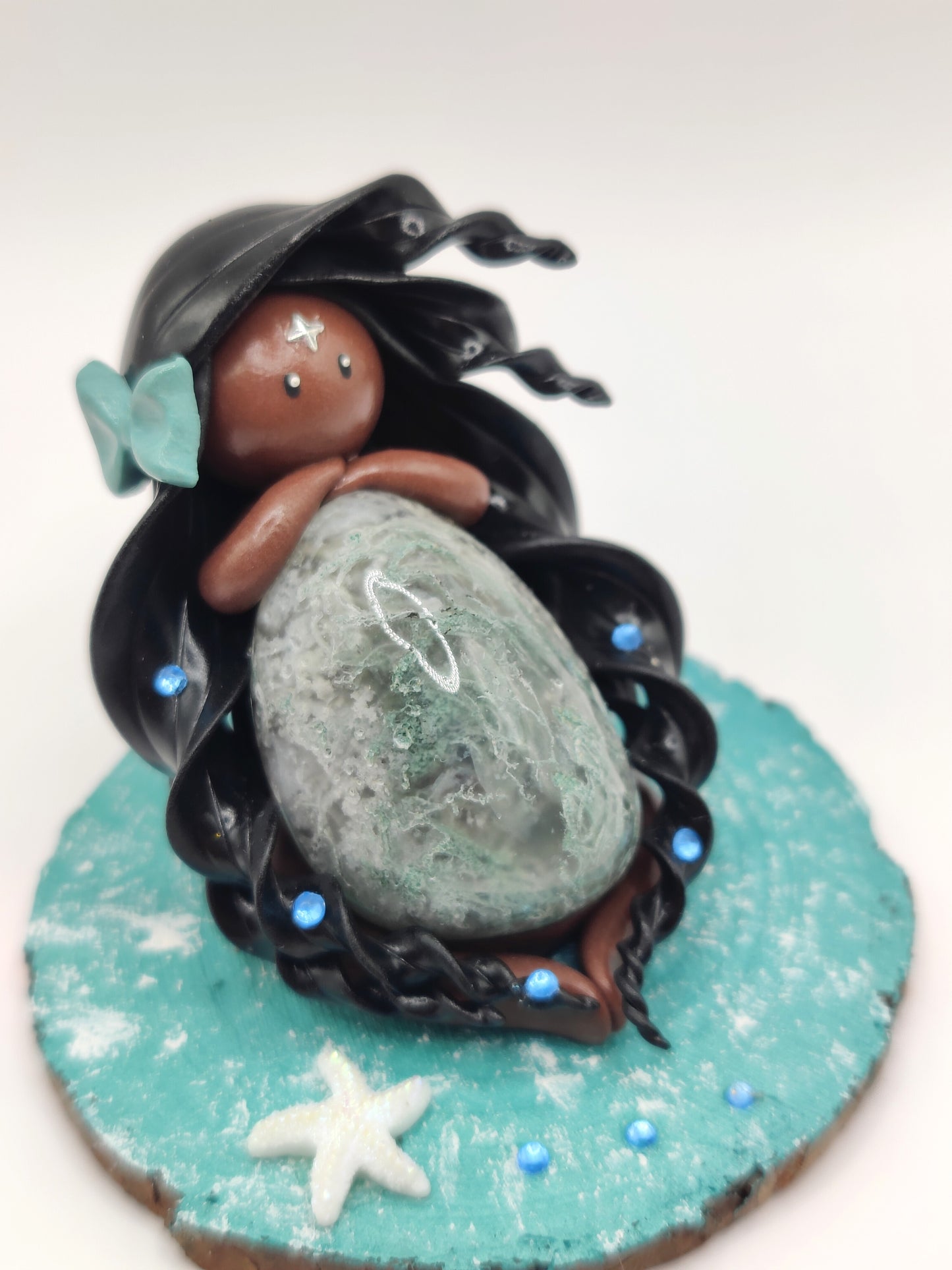 Nymphe des océans - Agate mousse