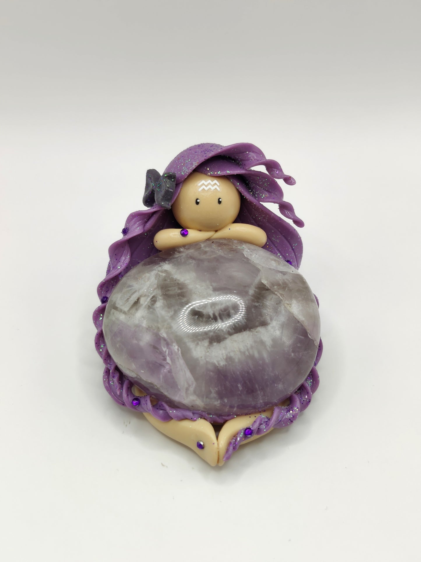 Nymphe du signe Verseau - Améthyste