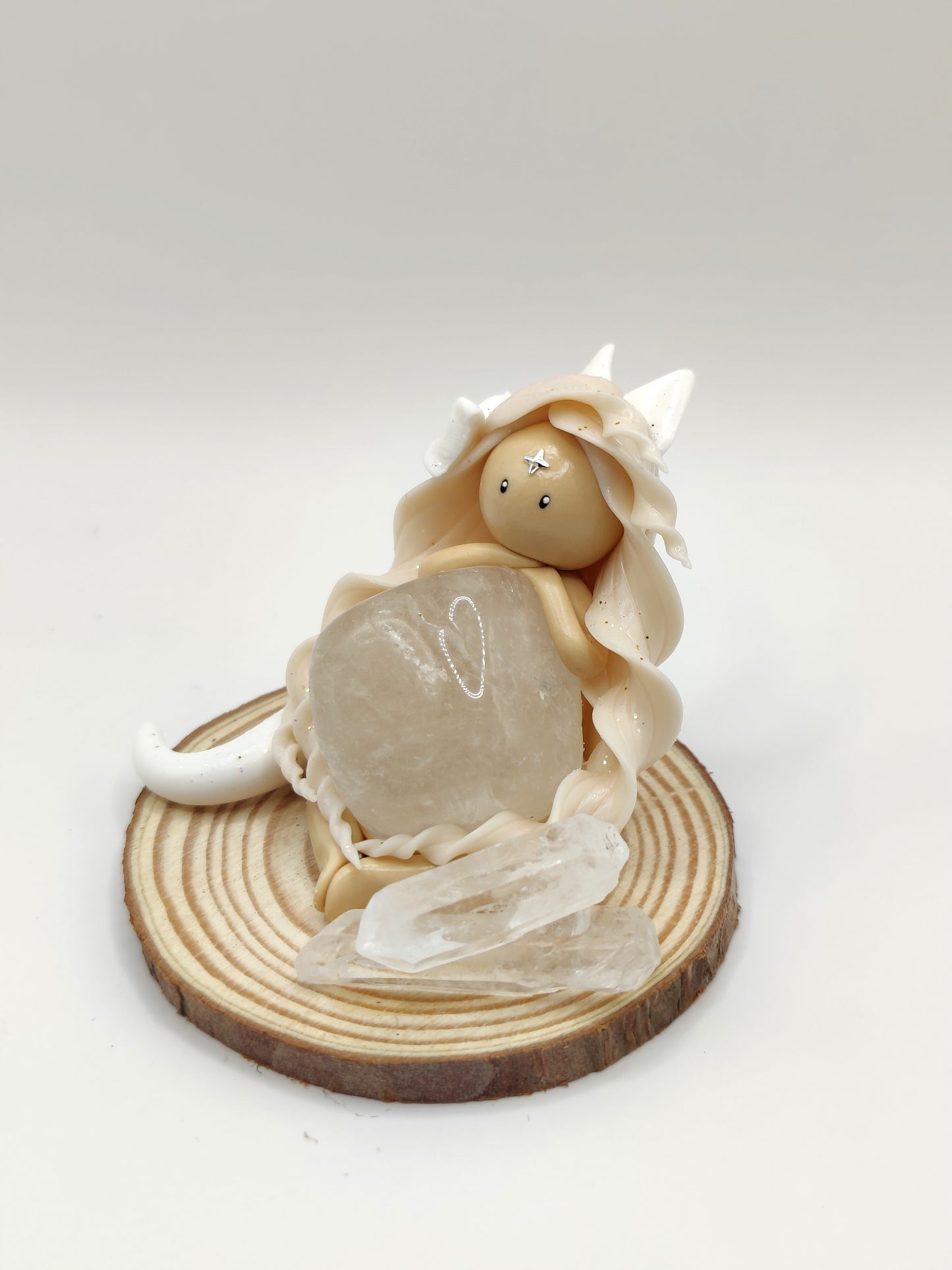 Renarde polaire - Jade blanche