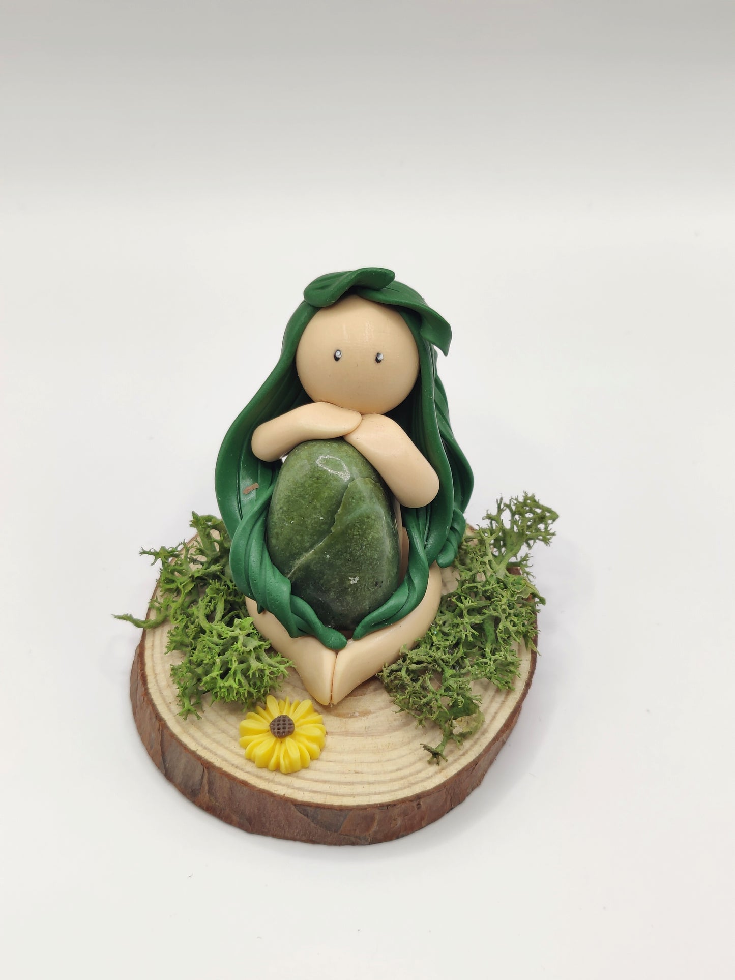 Nymphe de la forêt - Jade néphrite