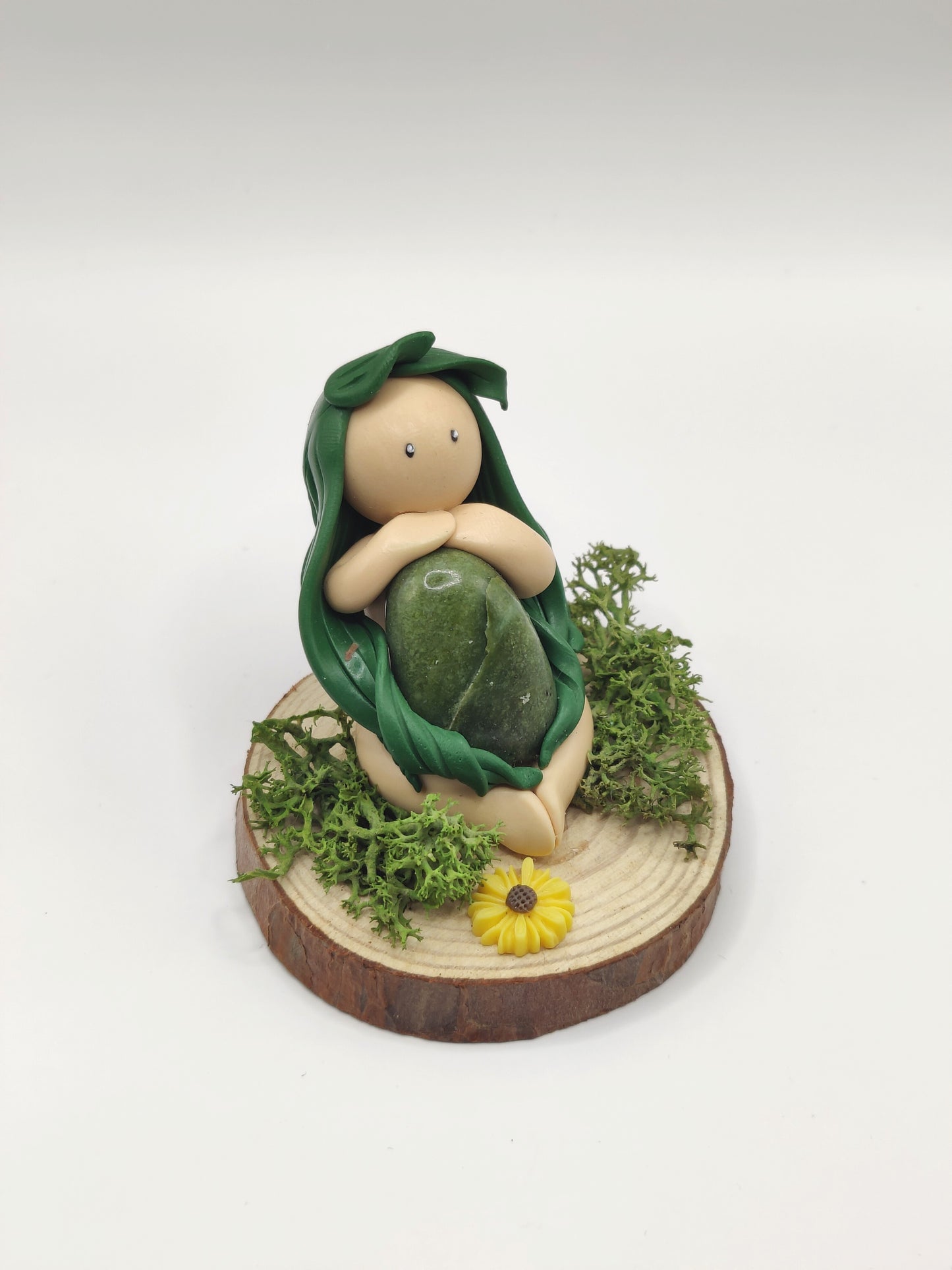 Nymphe de la forêt - Jade néphrite