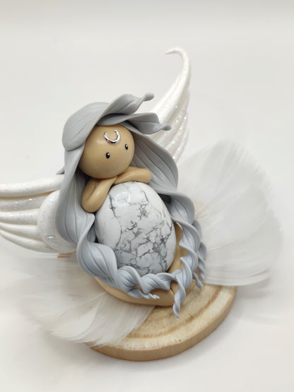 Ange blanc - Howlite