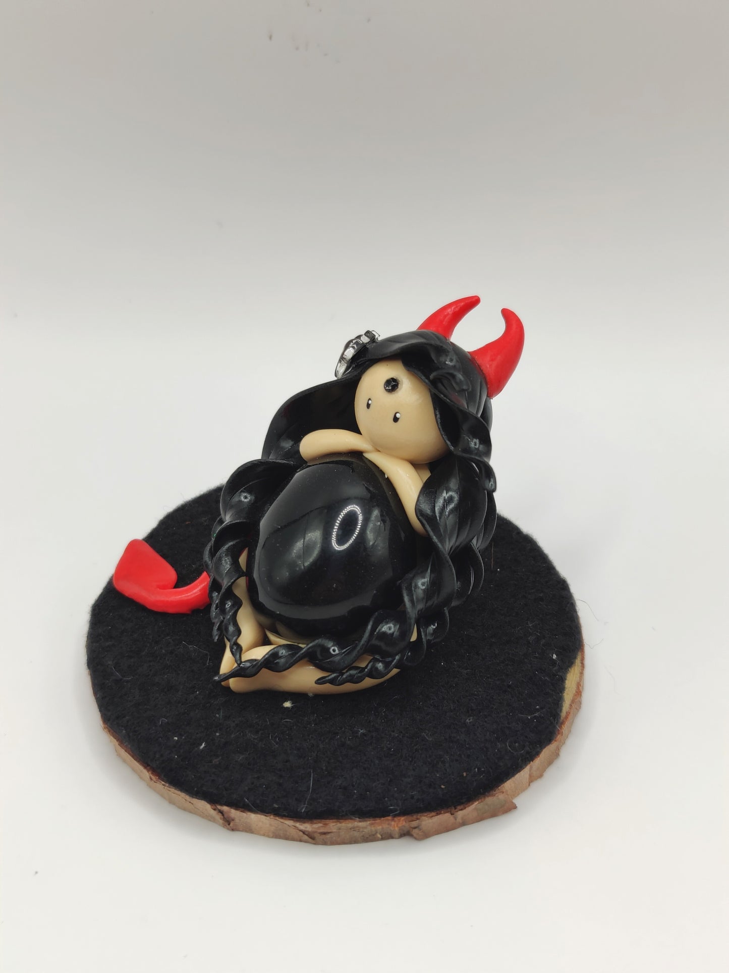 Diablesse de protection - Obsidienne noire