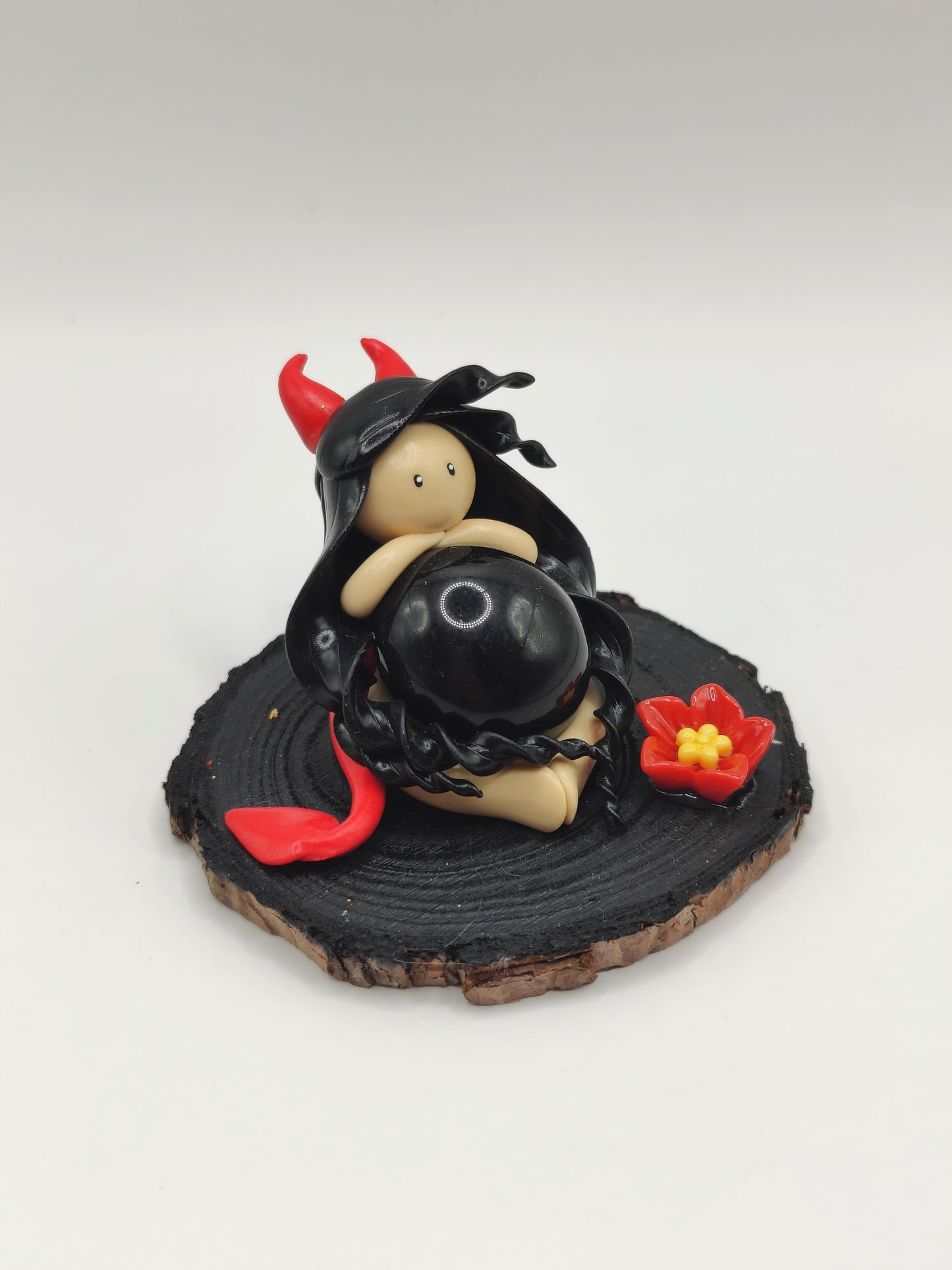 Diablesse de protection - Obsidienne noire