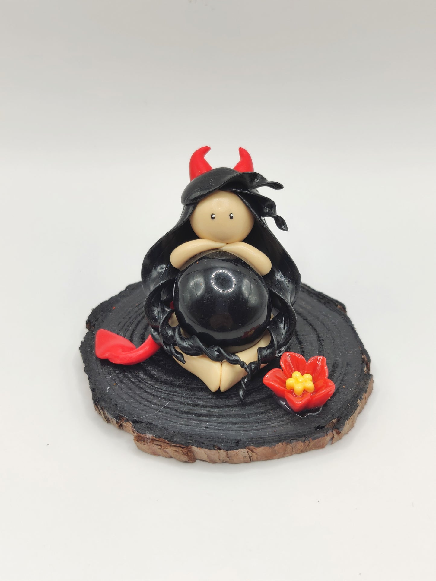 Diablesse de protection - Obsidienne noire