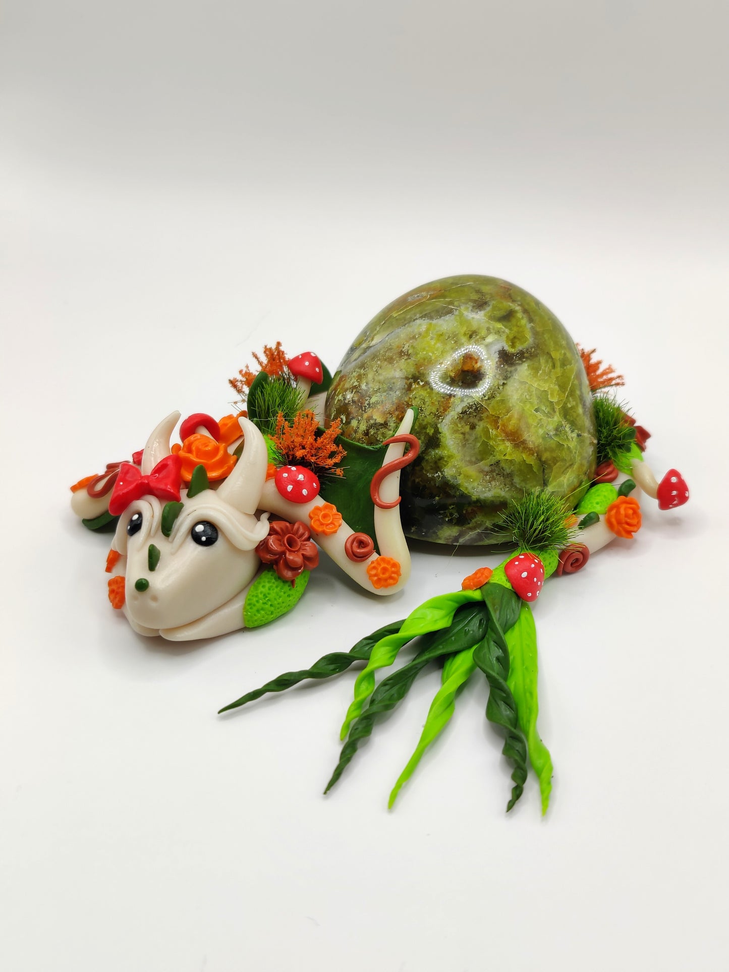 Dragon de la forêt - Opale verte