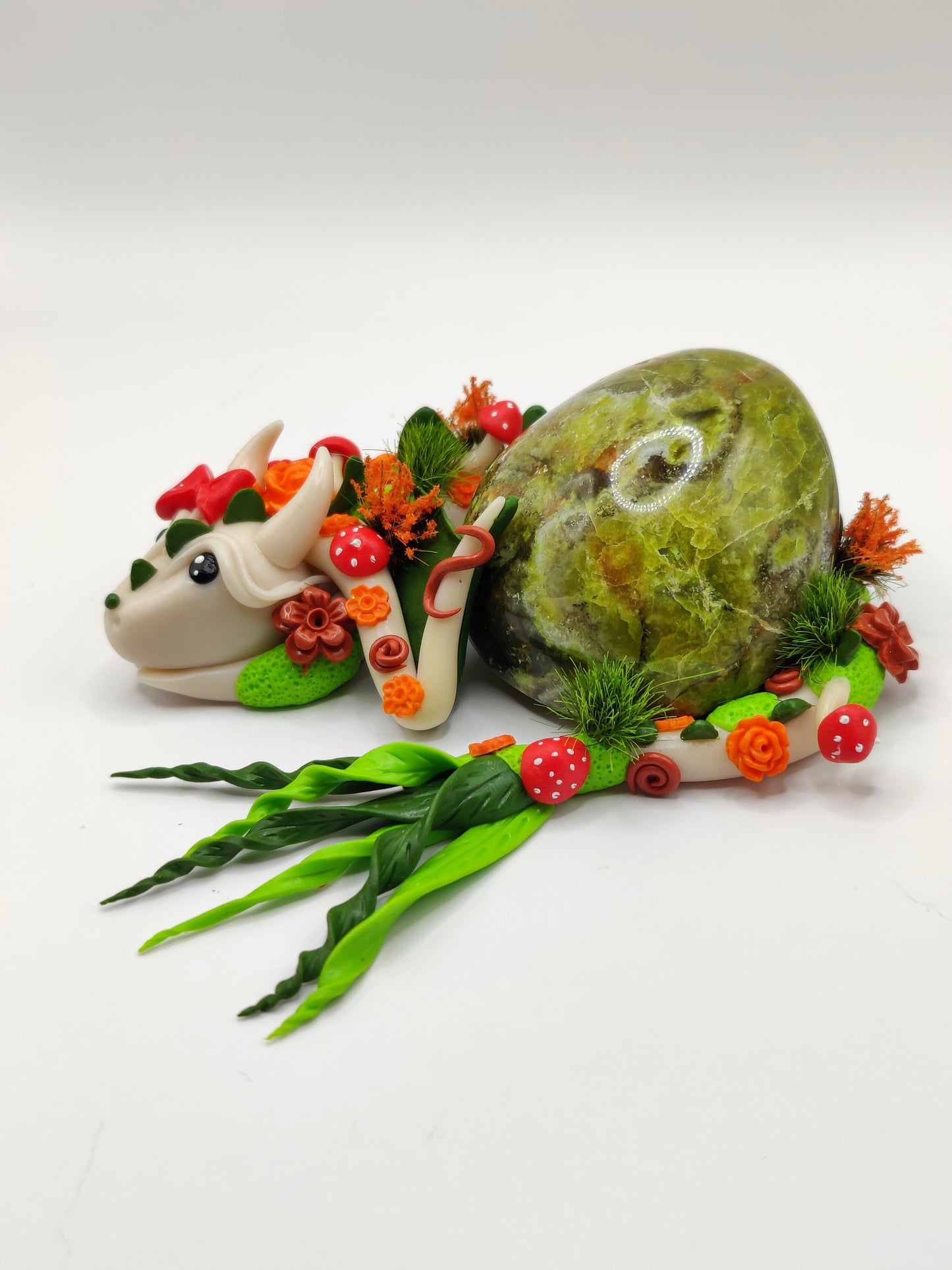 Dragon de la forêt - Opale verte