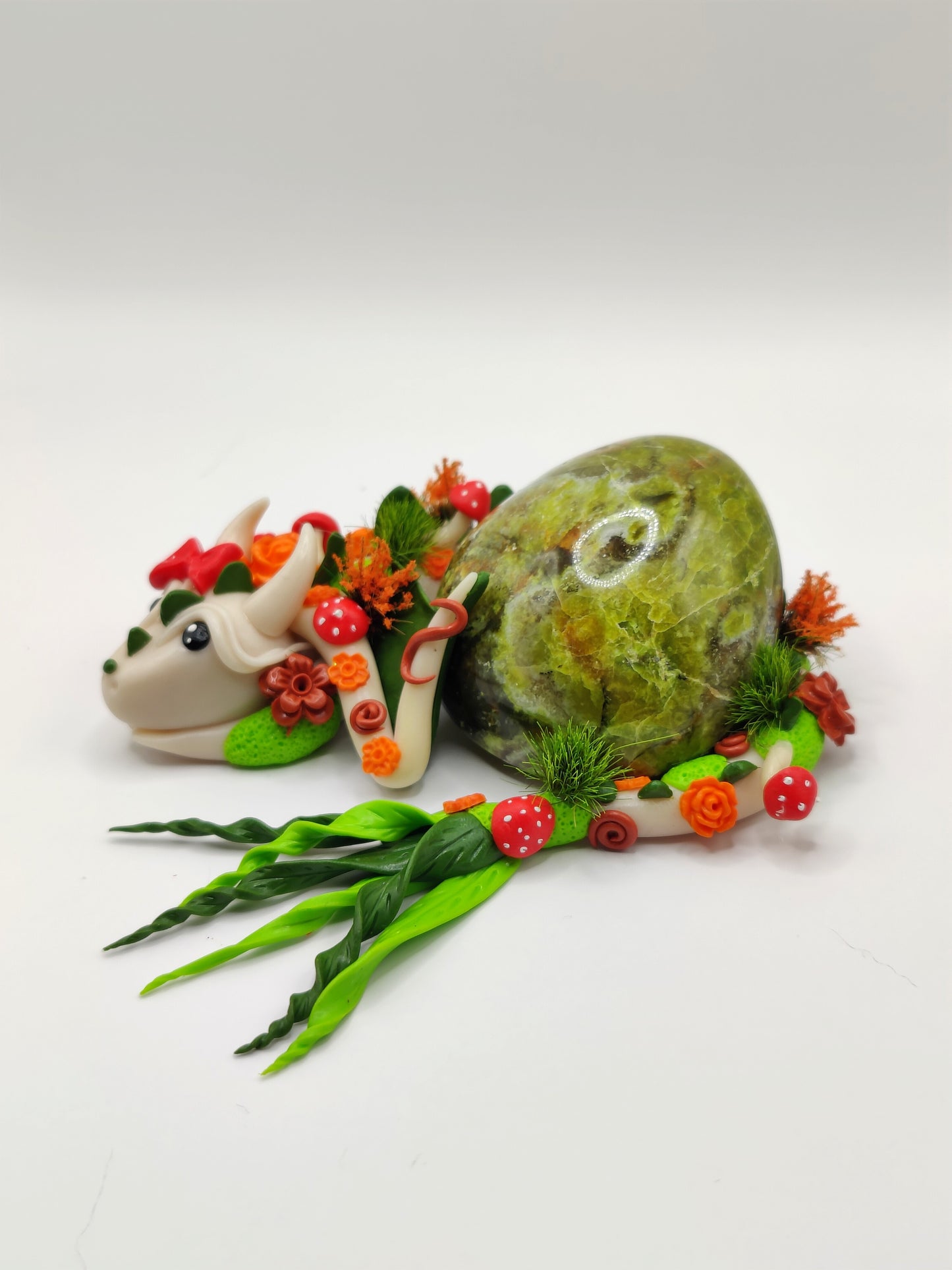 Dragon de la forêt - Opale verte