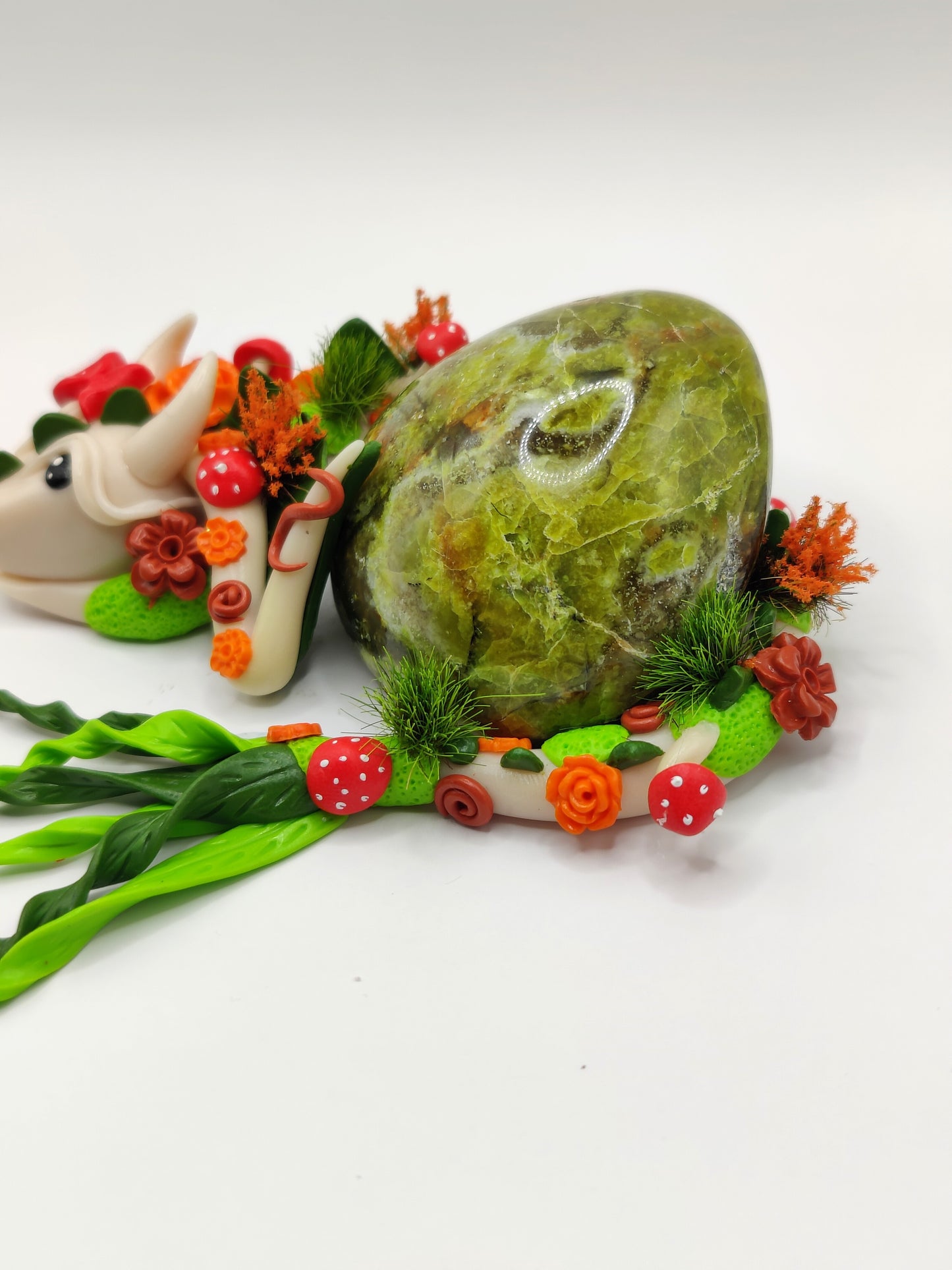 Dragon de la forêt - Opale verte