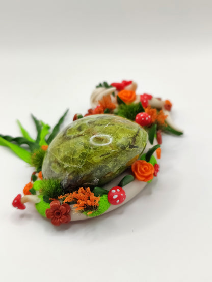 Dragon de la forêt - Opale verte