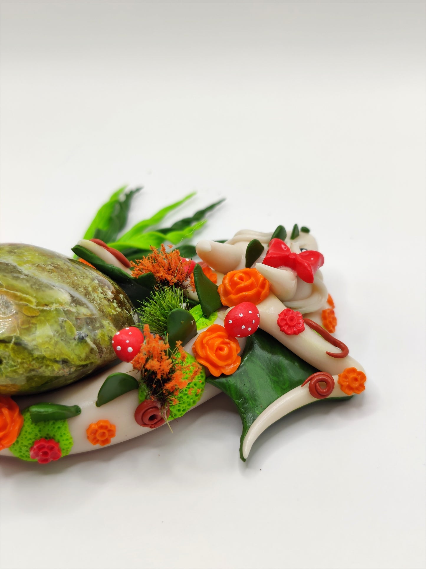 Dragon de la forêt - Opale verte