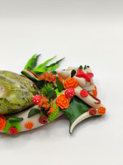 Dragon de la forêt - Opale verte