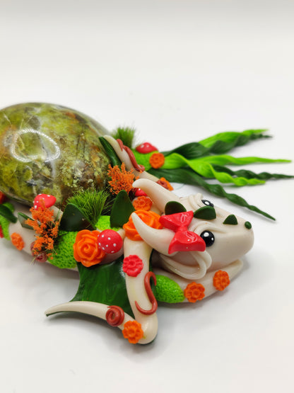 Dragon de la forêt - Opale verte