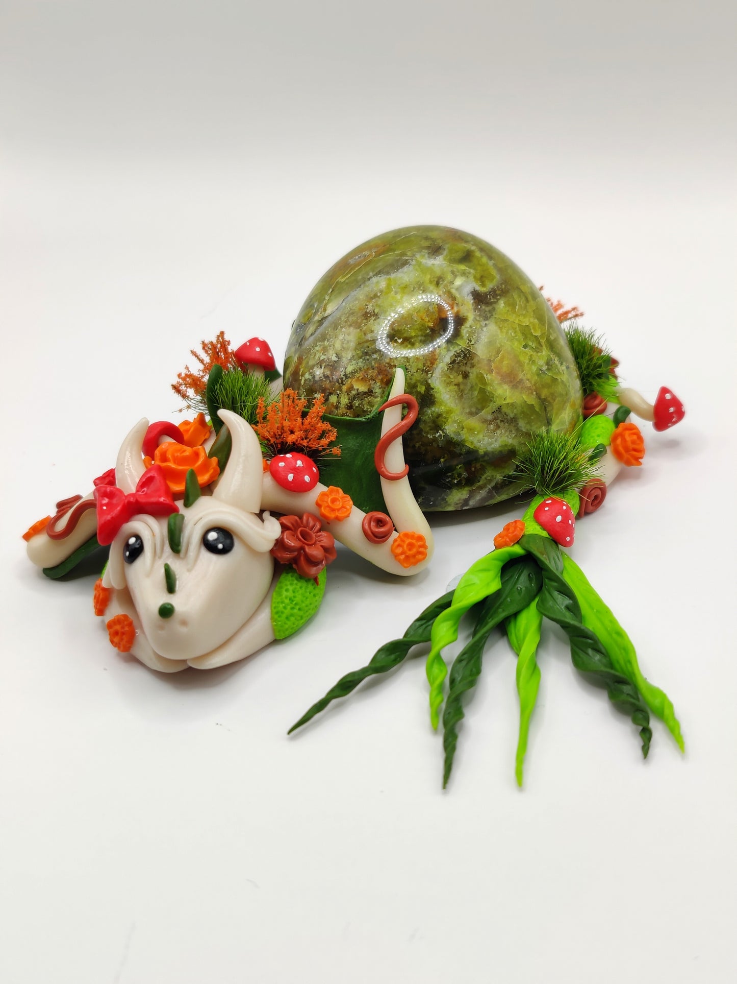 Dragon de la forêt - Opale verte