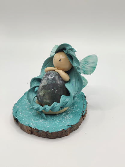 Fée de l'océan - Agate mousse