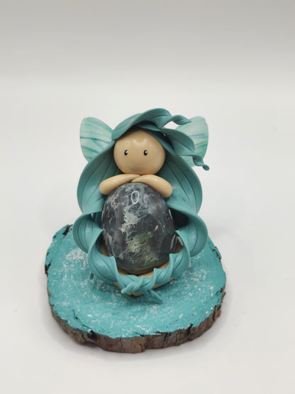 Fée de l'océan - Agate mousse