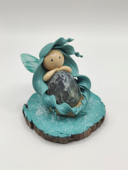 Fée de l'océan - Agate mousse