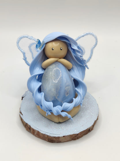 Fée bleue de la sérénité - Calcédoine bleue