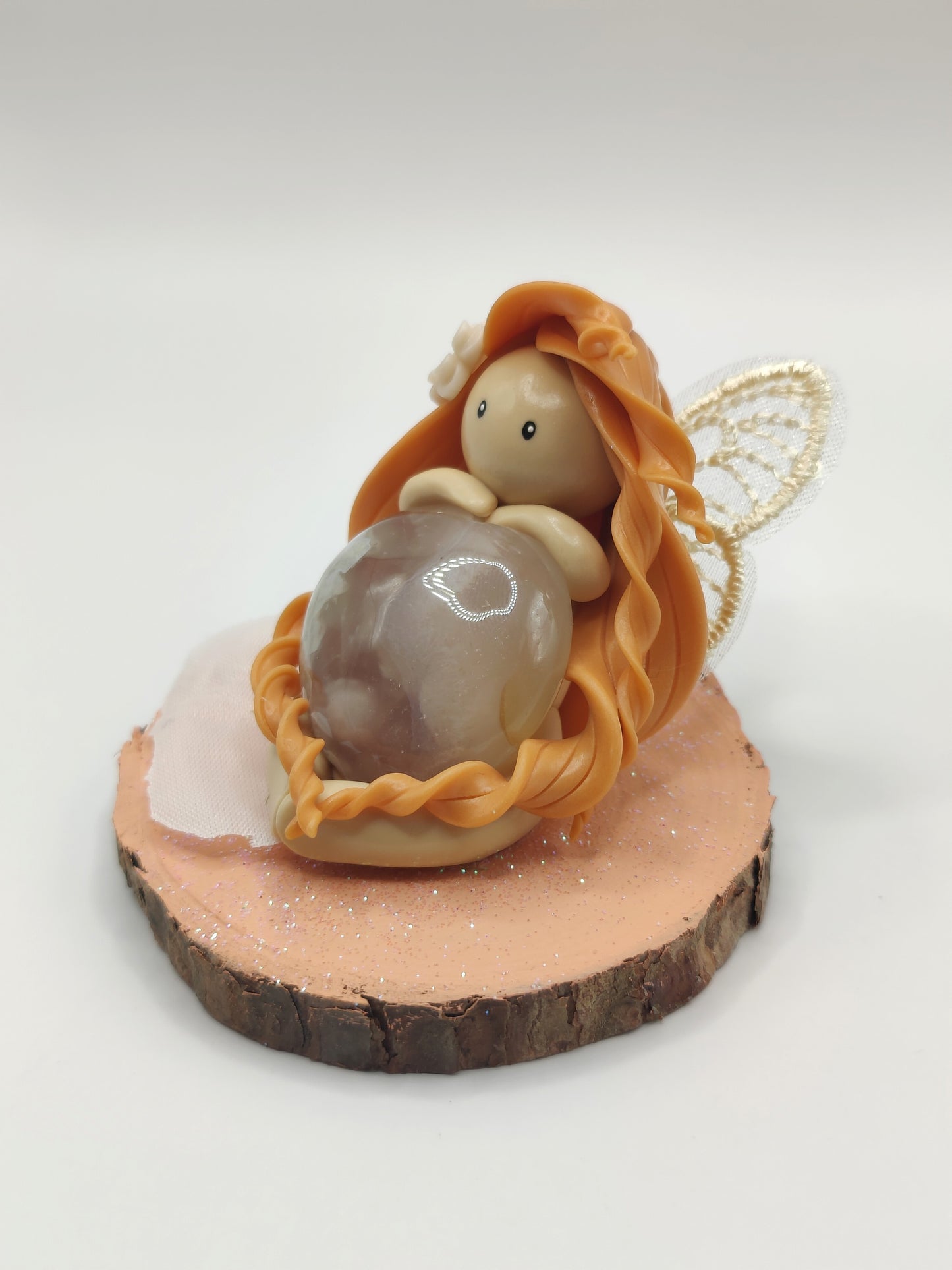 Fée des fleurs - Agate fleurs de cerisier