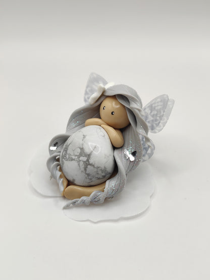 Fée papillon - Howlite