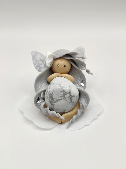 Fée papillon - Howlite