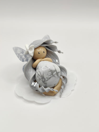 Fée papillon - Howlite