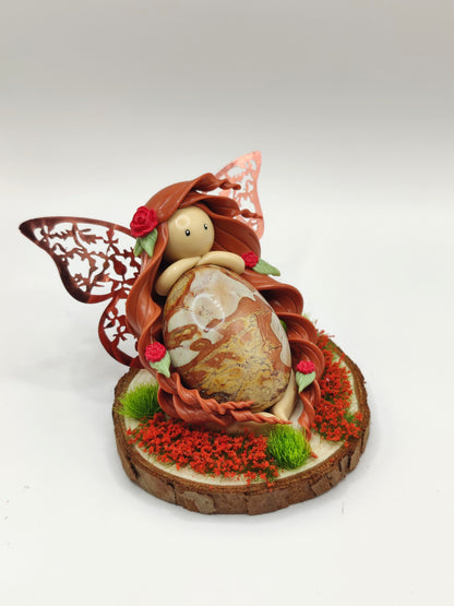 Fée des fleurs - Jaspe Polychrome