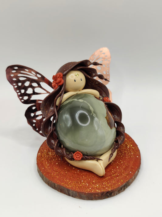 Fée de protection - Jaspe polychrome