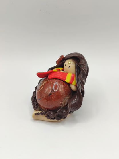 Nymphe Gryffondor - Jaspe rouge