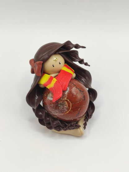 Nymphe Gryffondor - Jaspe rouge