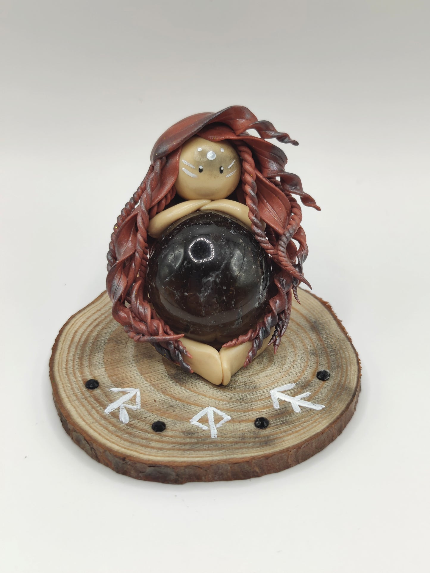 Guerrière viking - Cristal de roche fumé