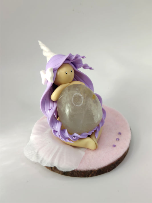 Licorne violette - Agate violette