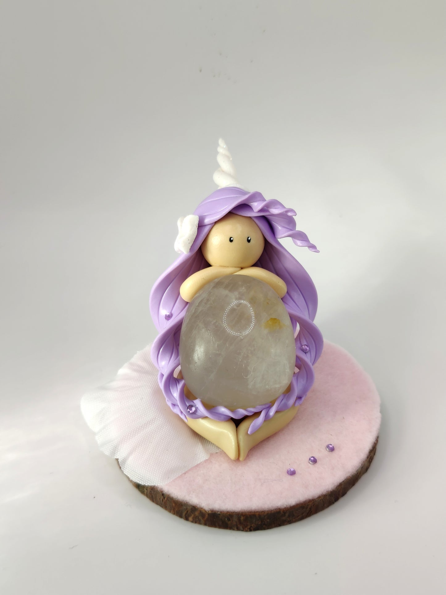 Licorne violette - Agate violette