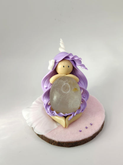 Licorne violette - Agate violette