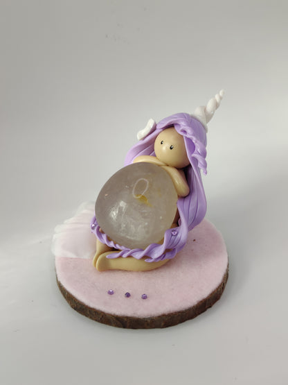 Licorne violette - Agate violette