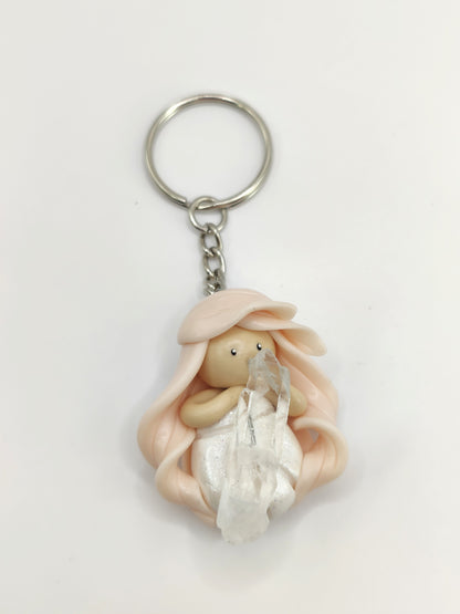 RESERVEE Jardin de Fééluna Porte clef Linotte