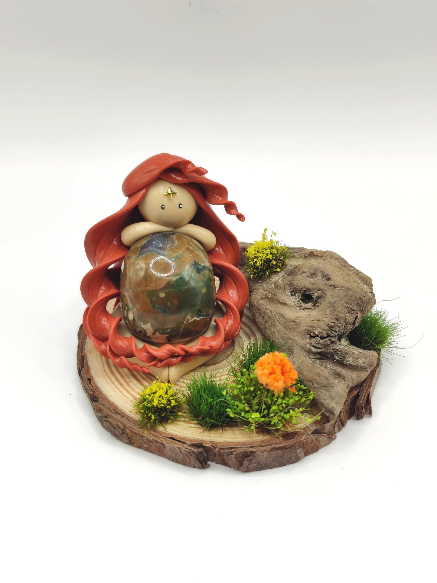 RESERVEE Jardin de Fééluna - Nymphe des forêts - Rhyolite