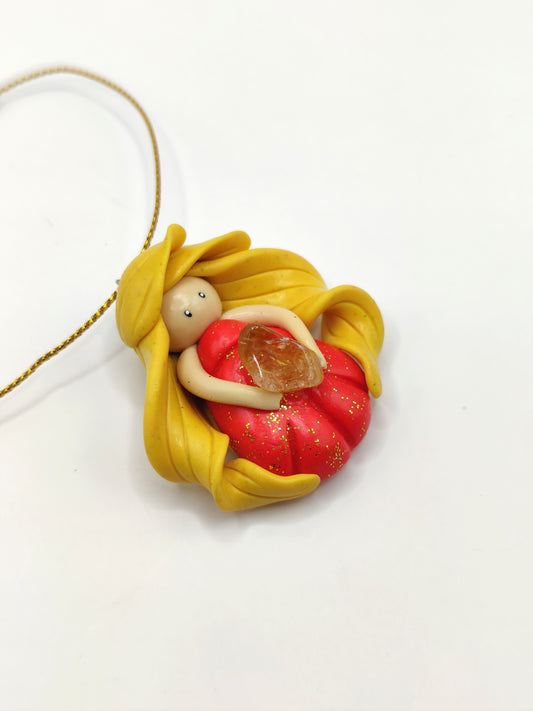 Décoration de sapin - Cornaline