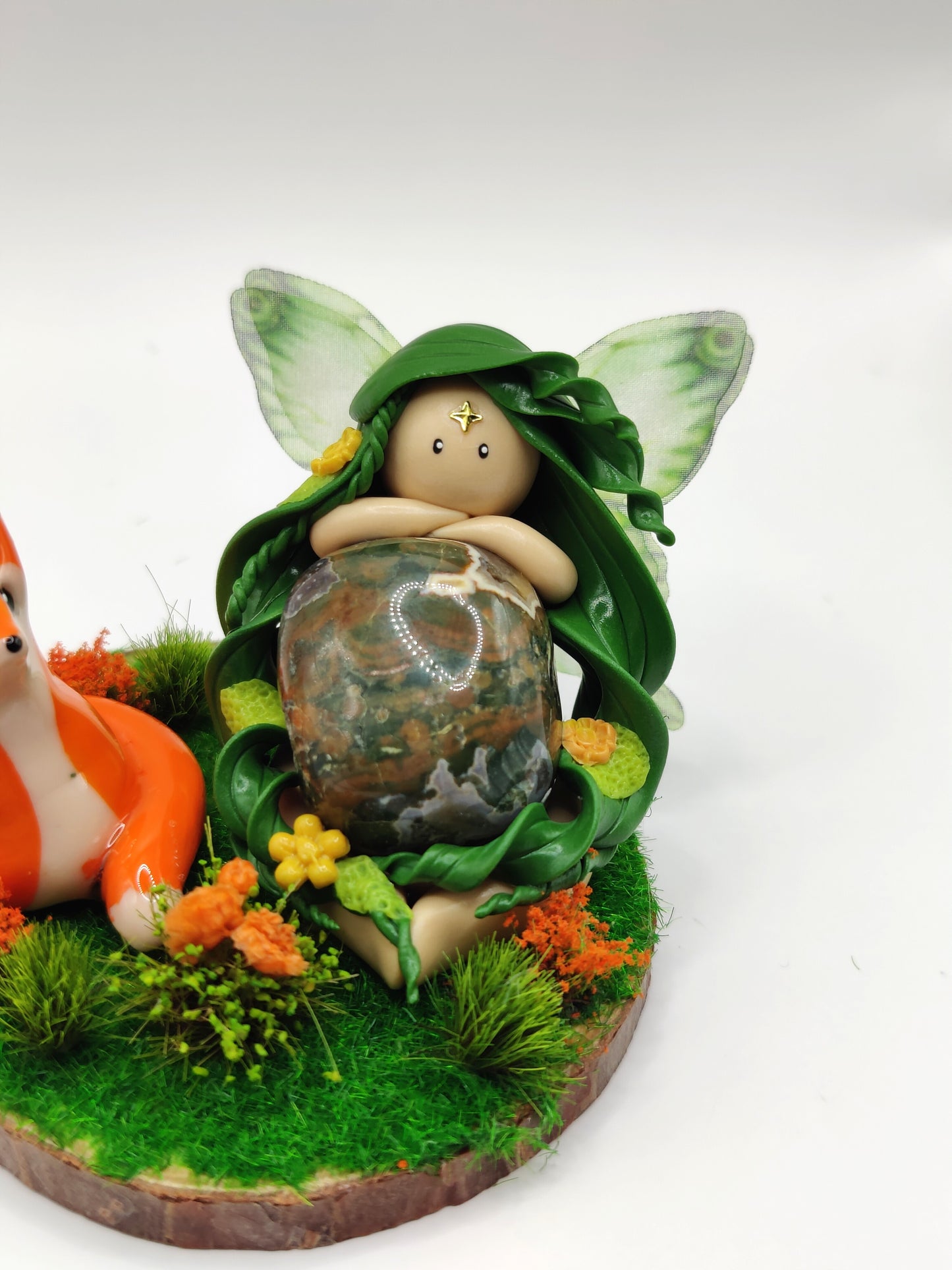 Fée des animaux et son renard - Rhyolite