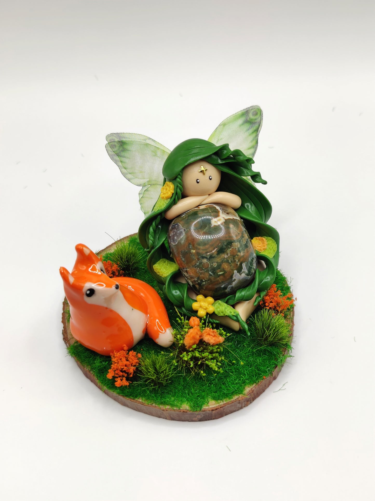 Fée des animaux et son renard - Rhyolite